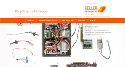 Desktop Screenshot of keller-recycling.ch